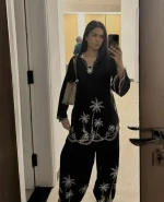Women’s 2-Piece Stitched Cotton Embroidered Suit – Shirt & Trouser Set - Image 7