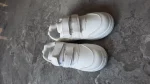 White Synthetic Sneakers for Kids – Comfortable Casual Shoes for Boys & Girls Ages 7–8 - Image 2