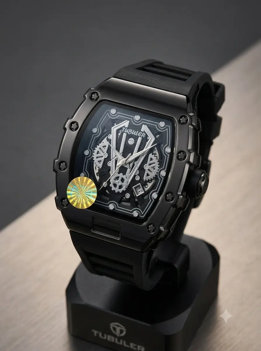 1936-132-750323-product-1 **Men’s Imported Quality Watch – Stylish Stainless Steel Chain Strap Analogue Wristwatch** - Image 1