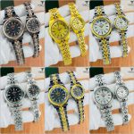 Unisex Gold Couple Watches with Chain Strap | Matching Watch Set - Image 2