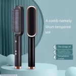 909 Fast Drying Hair Straightener Brush Heat Resistant ABS Plastic - Image 3
