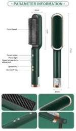 909 Fast Drying Hair Straightener Brush Heat Resistant ABS Plastic - Image 5