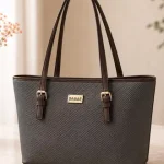 Premium Women's Rexine Structured Handbag – Pink Top Handle & Shoulder Bag