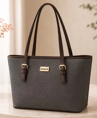 2124-39-752874-product-1(1) Premium Women's Rexine Structured Handbag – Pink Top Handle & Shoulder Bag - Image 1