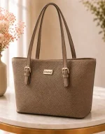 Premium Zara Tote Bag for Women – High Quality Brown Handbag | Stylish Shoulder & Shopping Bag - Image 5