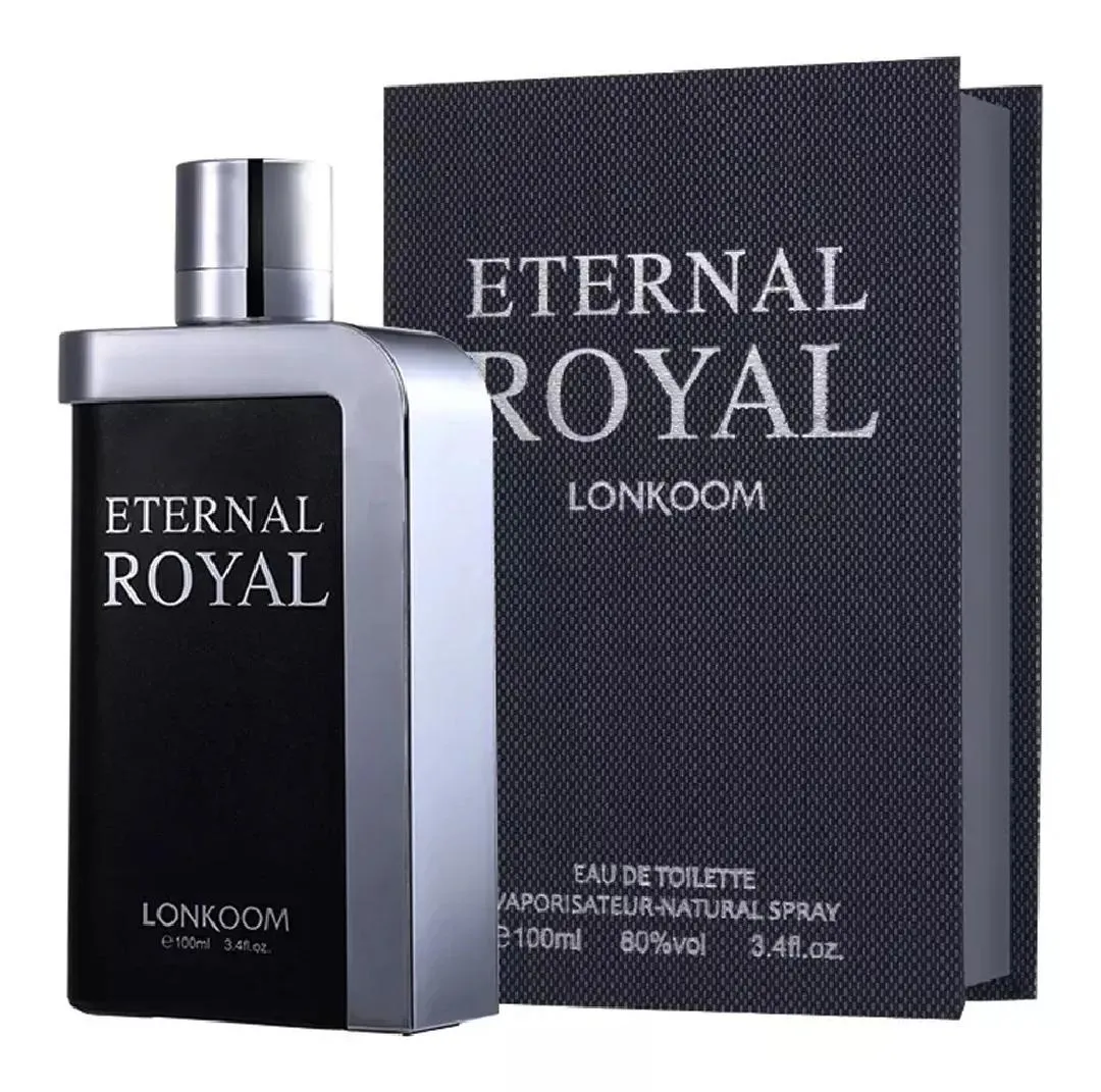 2129-206-712640-product-1 Lonkoom Eternal Royal Perfume for Men 100ml – Premium Long-Lasting Fragrance, Black - Image 1