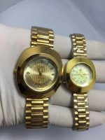 Gold Couple Watches Set of 2 – Rose Gold Chain Strap Matching Watches - Image 3