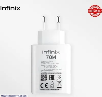 2266-90-728906-product-1 Infinix 70W Fast Charger Original Type-C Adapter for Infinix Note 40 PRO - Image 1