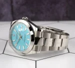 Men’s Blue Stainless Steel 41mm Watch – Water Resistant Stylish Analog Wristwatch - Image 6