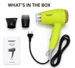 KEMEY KM-6821 Professional Hair Dryer 2000W | Hot & Cool Air | Foldable Handle | Overheat Protection - Image 7