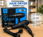 AJWA Professional Hair Dryer 2200W – Powerful Fast-Dry Blow Dryer with Negative Ion Care, Hot & Cold Air - Image 3