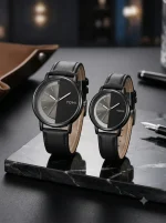 Unisex Couple Watch – Stylish Wristwatch for Men & Women, Fashion Watch for Couples, Pack of 1