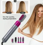 5 in 1 Hot Air Hair Styler & Dryer Brush – Hair Straightener, Curler, Volumizer & One Step Blow Dryer - Image 9