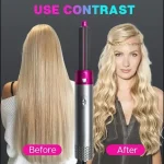 5 in 1 Hot Air Hair Styler & Dryer Brush – Hair Straightener, Curler, Volumizer & One Step Blow Dryer - Image 3