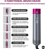 5 in 1 Hot Air Hair Styler & Dryer Brush – Hair Straightener, Curler, Volumizer & One Step Blow Dryer - Image 5