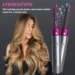 5 in 1 Hot Air Hair Styler & Dryer Brush – Hair Straightener, Curler, Volumizer & One Step Blow Dryer - Image 6