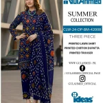 3 Piece Women’s Unstitched Digital Print Suit | Trendy Printed Dress Material