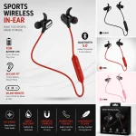 Wireless Bluetooth 5.0 Neckband Headphones with Heavy Bass, Stereo Sound, Magnetic Earbuds & Noise Reduction - Image 2