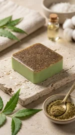 Neem Scrub Soap – Herbal Exfoliating & Deep Cleansing Soap Bar