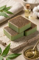 Neem Scrub Soap – Herbal Exfoliating & Deep Cleansing Soap Bar - Image 2