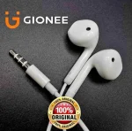 Gionee Wired Earphones with Mic, White ABS Plastic, 65cm Cable