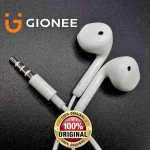 Gionee Wired Earphones with Mic, White ABS Plastic, 65cm Cable