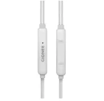 Gionee Wired Earphones with Mic, White ABS Plastic, 65cm Cable - Image 4