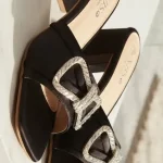 Women's Synthetic Leather Fancy Block Heels | Stylish & Comfortable Footwear