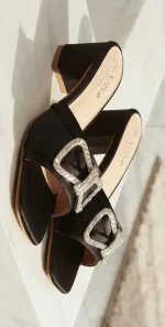 Women's Synthetic Leather Fancy Block Heels | Stylish & Comfortable Footwear