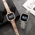 Women's Digital Bracelet Watch | Square Touch Screen Smart Style - Image 6