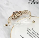 Heart Shaped Women's Bracelet Watch Stylish Fashion Wristwatch Elegant Ladies Watch - Image 3