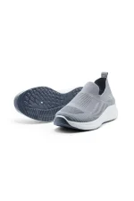 Men’s Grey Slip-On Walking Sneakers – Comfortable Casual Shoes, Sizes 40–45 - Image 4