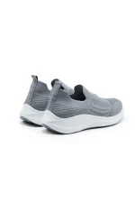 Men’s Grey Slip-On Walking Sneakers – Comfortable Casual Shoes, Sizes 40–45 - Image 6