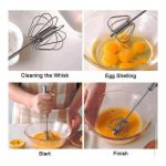 Stainless Steel Hand Mixer – Silver Modern Kitchen Mixer for Baking & Cooking - Image 2