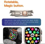 T10 Ultra 2 Smart Watch for Men & Women – Orange Silicone Strap, Bluetooth 5.0 Fitness Tracker, Smartwatch - Image 10