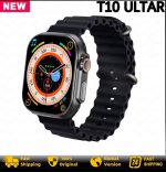 T10 Ultra 2 Smart Watch for Men & Women – Orange Silicone Strap, Bluetooth 5.0 Fitness Tracker, Smartwatch - Image 4