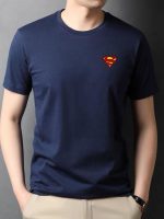 Premium Cotton Jersey T-Shirts Pack of 3 – Navy White Black Printed Pakistan - Image 5