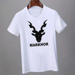 Men's White Markhor Printed Cotton T-Shirt – Local Design Casual Wear Pakistan - Image 4