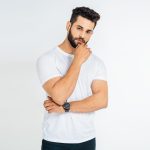 Men's Plain Cotton Jersey T-Shirt – White Round Neck Casual Wear Pakistan - Image 3