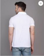 Men's Plain Cotton Polo T-Shirt 180GSM – Premium Round Neck Casual Wear Pakistan - Image 2