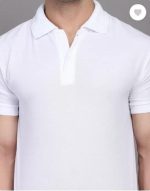Men's Plain Cotton Polo T-Shirt 180GSM – Premium Round Neck Casual Wear Pakistan