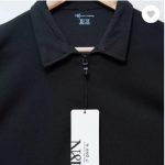 Black Cotton Polo Shirt for Men – Summer Casual Round Neck T-Shirt Pakistan - Image 5