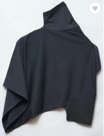 Black Cotton Polo Shirt for Men – Summer Casual Round Neck T-Shirt Pakistan - Image 4