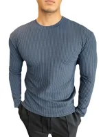Men Long Sleeve Knitted Pullover Sweater – Premium Spring Casual Wear Pakistan - Image 5