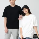 Men Loose Fit Cotton T-Shirt – Black Summer Style Casual Wear Pakistan