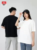 Men Loose Fit Cotton T-Shirt – Black Summer Style Casual Wear Pakistan - Image 5