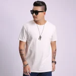 Men Black Loose Fit T-Shirt – Plus Size Casual Daily Wear Pakistan - Image 5