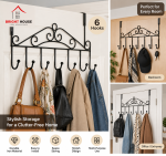 Multi-Purpose Wall Mounted Rack for Bags, Scarves, Coats & Clothes | Space-Saving Storage Holder - Image 3